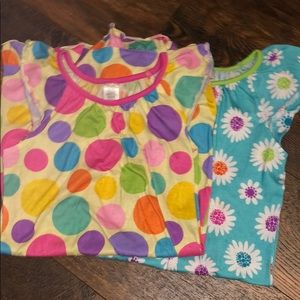 Set of two pajama dresses